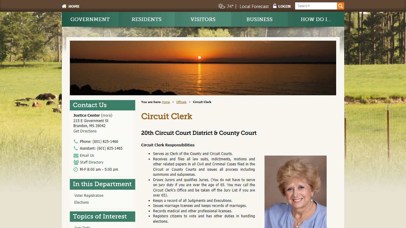 Circuit Clerk / Rankin County, Mississippi